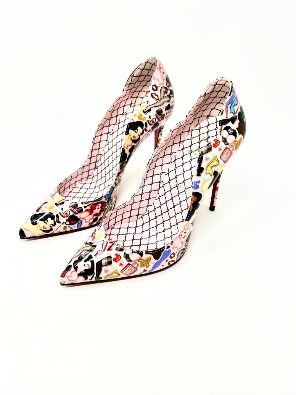 Christian Louboutin Hot Chick Patent Leather Heels Size EU 38 1/2/US 8 1/2
